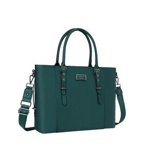 Mosiso Vegan Laptop Bag Shoulder Bag Laptop Bag‎ Teal Blue/Green New